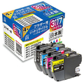 JIT ブラザー(brother) LC3117-4PK対応 ジットリサイクルインクカートリッジ 4色パック JIT-B31174P