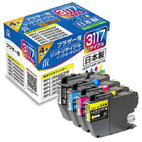 JIT ブラザー(brother) LC3117-4PK対応 ジットリサイクルインクカートリッジ 4色パック JIT-B31174P