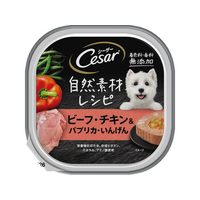 マースジャパン シーザー 自然素材レシピ ビーフ・チキン&パプリカ・いんげん 85g FC122NA