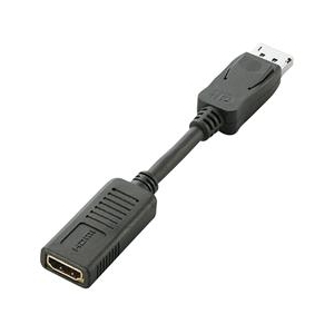 エレコム DisplayPort-HDMI 変換アダプタ AD-DPHBK-イメージ1