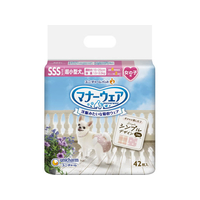 ユニ・チャーム マナーウェア 女の子用 SSS モーヴピンクドット・ピンクチェック 42枚 FCJ634N