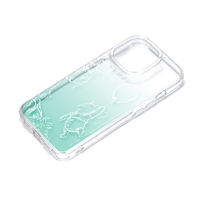 PGA iPhone 15 Pro用グラデーションハイブリッドケース くまのプーさん PG-D23BPT07POO