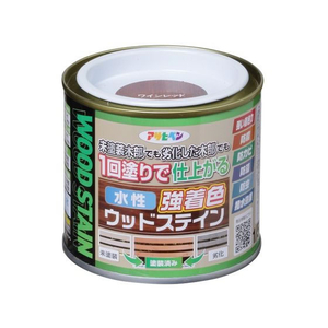 アサヒペン 水性強着色ウッドステイン 1／5L ワインレッド FC901PN-イメージ1