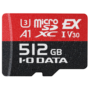 アイ・オー・データ機器 microSD Express カード 512GB Switch2用 HNMSDEX512G-イメージ2