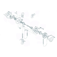 キトー チェーンブロック キトーマイティM3形 CB005用部品 下フック1式 シタフッククミタテM3(1／2t) FC805GY-4988957