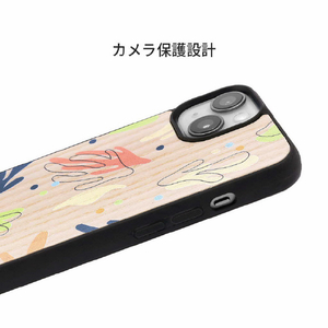 Man & Wood iPhone 14 Pro用天然木ケース Botanik Touch 2 I23627I14P-イメージ8