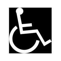 新富士バーナー ロードマーキング サイン 車いすマーク 車いす680780(6分割) FC011HT-4953746