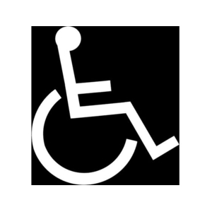 新富士バーナー ロードマーキング サイン 車いすマーク 車いす680780(6分割) FC011HT-4953746-イメージ1