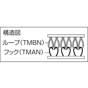 トラスコ中山 TRUSCO マジックテープ[[R下]] 糊付A側 16mm×25m 白 FC417HJ-7992688-イメージ3