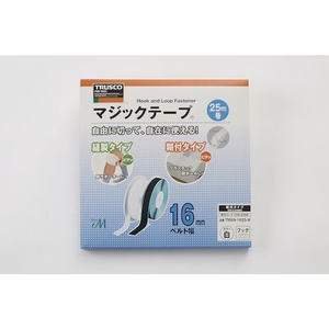 トラスコ中山 TRUSCO マジックテープ[[R下]] 糊付A側 16mm×25m 白 FC417HJ-7992688-イメージ5
