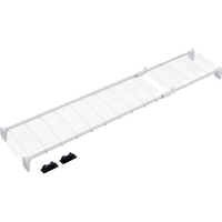 アイリスオーヤマ 超強力伸縮ワイドメッシュ棚 110～190cm ホワイト FCJ838V-H-J-WM110R
