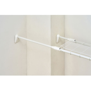 アイリスオーヤマ 超強力伸縮ワイドメッシュ棚 110～190cm ホワイト FCJ838V-H-J-WM110R-イメージ2