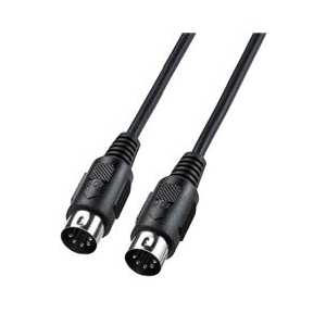 MIDIケーブル 12本セット カラー豊富 サンワサプライ KB-MID01-18K MIDIケーブル（1．8m） |エディオン公式通販