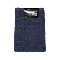 林 フェイスタオル 2枚組 ホテルタイプ ネイビー FC627YN