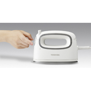 東芝 コード付き衣類スチーマー ラクー La・Coo-S シルキーホワイト TAS-MV8(W)-イメージ16