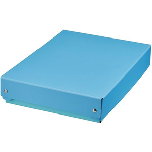 クツワ すべり止め付 紙製おどうぐばこ ライトブルー FCC8760-BX011LB-イメージ2