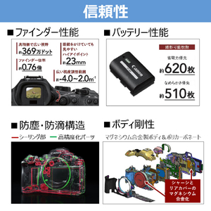 キヤノン ミラーレス EOSR6MK3 BODY EOSR ブラック EOSR6MK3-イメージ14