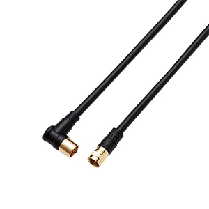 DXアンテナ テレビ接続ケーブル(1m) ブラック 4JW1FLSB(B) DXアンテナ テレビ接続ケーブル(1m) ブラック 4JW1FLSB(B)