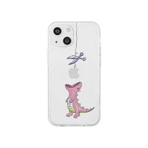 AKAN iPhone 15用ソフトクリアケース ピンク AK25628I15-イメージ1