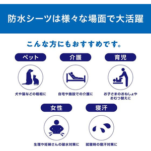 アイリスオーヤマ 防水シーツ 使い捨て レギュラー 800枚 FCD803N-BS-800ERT-イメージ7