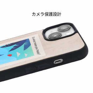 Man & Wood iPhone 14 Pro用天然木ケース Vintage Summer I23628I14P-イメージ8