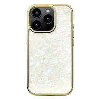 ユニケース iPhone 16 Pro用Glass Shell Case ゴールド UNI-CSIP24MP-0GSGD