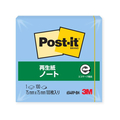 3M ポスト・イット ノート 再生紙 75×75mm ブルー 1冊 F808157-654RP-BN