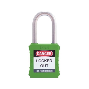 IFAM/ロックアウト用南京錠 ステンレス製シャックル 緑 0 44830 FC305VC-3860948-イメージ1