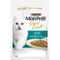 ネスレピュリナペットケア モンプチ プチクラフト ツナ かにかま入りソース仕立て(40g) ﾓﾝﾌﾟﾁﾌﾟﾁｸﾗﾌﾄﾂﾅ40G