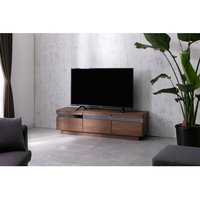 エディオンネットショップ アイリスオーヤマ Btsgd150uwn 65v型対応ボックステレビ台 アッパータイプ ウォールナット