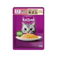 マースジャパン カルカンパウチ 11歳から やわらかペースト 味わいとりささみ 着色料・発色剤 無添加 60g FCD027G
