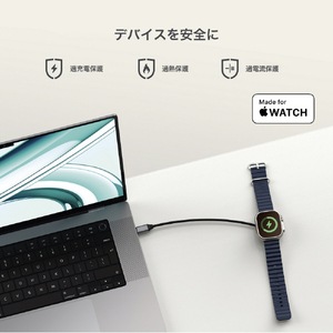 SATECHI Satechi USB-C Magnetic Fast-Charging Cable for Apple Watch PST-QCAWM-イメージ12