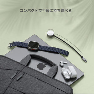 SATECHI Satechi USB-C Magnetic Fast-Charging Cable for Apple Watch PST-QCAWM-イメージ9