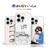 abbi FRIENDS iPhone 14 Pro用夜は猫といっしょソフトクリアケース キュルガ(パターン) ABF26629I14PR-イメージ4
