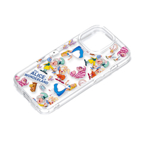 PGA iPhone 15 Pro用クリアハイブリッドケース アリス PG-D23BPT10ALC