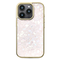 ユニケース iPhone 16 Pro用Glass Shell Case ピンク UNI-CSIP24MP-0GSPN