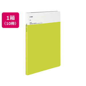 コクヨ フラットファイル(design-select)ライトカラーA4タテ ライトグリーン10冊 1パック(10冊) F835865-ﾌ-CP10-3LG-イメージ1