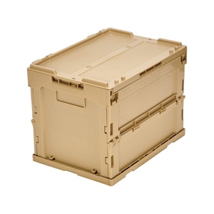 トラスコ中山 TRUSCO/オリコン α折りたたみコンテナ フタ付 20L LS色 FCD405D-2594769-イメージ1