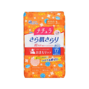 大王製紙 ナチュラ さら肌さらり 軽やか吸水パンティライナー 17cm 38P FC758NN-イメージ1