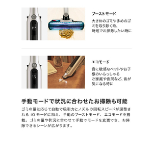 シャークニンジャ EVOPOWER SYSTEM iQ+ コードレススティッククリーナー CS850JGYAE-イメージ13