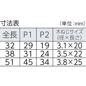 トラスコ中山 TRUSCO スチール製横長蝶番 生地仕上げ 全長38mm 4個 FC131ER-2336146-イメージ2
