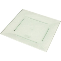 ニシキ プラ容器 角皿 40 10枚入 エメラルドグリーン FC166LY-8386020