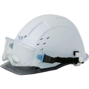 ミドリ安全 ゴーグル型 保護メガネ ヘルメット取付式 VG-501F SPG FCD419E-1142099-イメージ1
