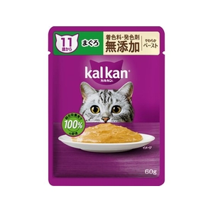 マースジャパン カルカンパウチ 11歳から ペースト まぐろ 60g FCD029G-イメージ1