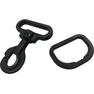 ユタカメイク 金具 ナスカン.FDカンセット A40×B88×C40 ブラック 黒38 FC359GE-7540540-イメージ1