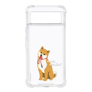 abbi FRIENDS Google Pixel 8用しばたさん ハイブリッドケース お散歩まだですか？ ABF26631P8-イメージ1