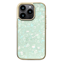 ユニケース iPhone 16 Pro用Glass Shell Case ミント UNI-CSIP24MP-0GSMT