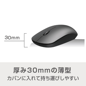 e angle ワイヤレスマウス ANGV-CSMSW3-A-BK-イメージ2