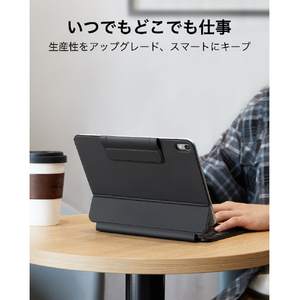 ESR Rebound Magnetic Keyboard Case, Compatible with iPad 11(A16) 2025, iPad 10 - JP Layout ブラック 6B0110701-イメージ4