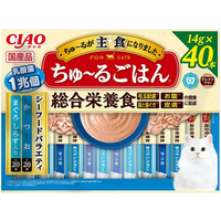 いなば CIAO ちゅーるごはん シーフードバラエティ 14g×40本 FCD537H